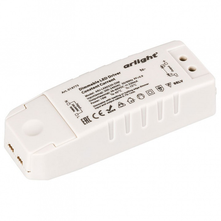 Блок питания Arlight  ARJ-LK60320-DIM (19W, 320mA, PFC, Triac)