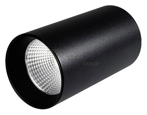 Накладной светильник Arlight SP-POLO-SURFACE-R85-15W White5000 (BK-BK, 40 deg) 027518