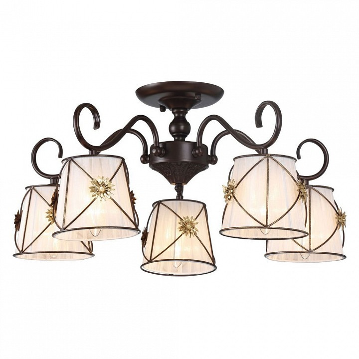 Люстра на штанге Arte Lamp Fortuna A5495PL-5BR