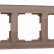 Рамка на 3 поста Werkel Favorit (латте, стекло) W0031142