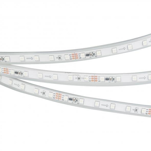 Лента светодиодная Arlight SPI-5000P-3535-72 24V Cx6 RGB (11mm, 14.4W/m, IP66) 030484