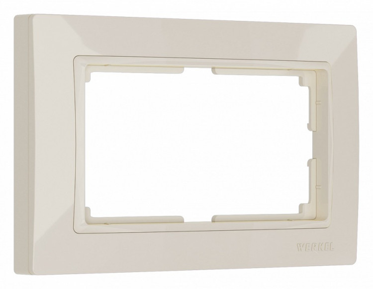 Рамка для двойной розетки Werkel Snabb Basic (слоновая кость) W0082003