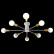Потолочная люстра Natali Kovaltseva Loft LOFT 75140/8C WHITE GOLD