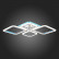 Потолочная люстра EVOLED Samuro SLE500112-04RGB
