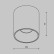 Накладной светильник Maytoni Alfa LED C064CL-5W3K-RD-WB