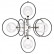 Подвесная люстра Lightstar Alfa 745077