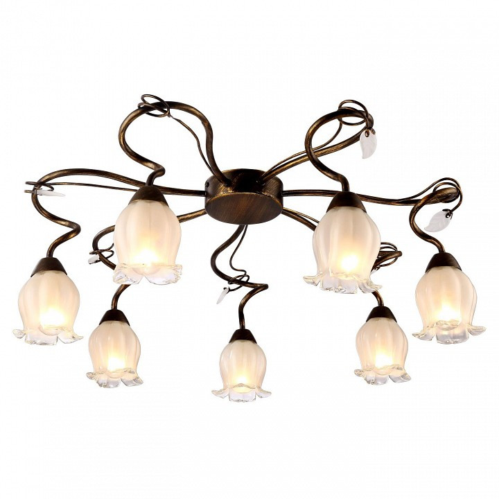 Потолочная люстра Arte Lamp Glamore A7449PL-7BR