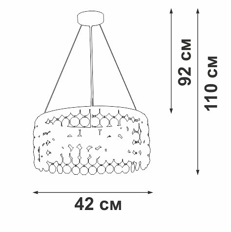 Подвесная люстра Vitaluce V5329 V5329-8/3S