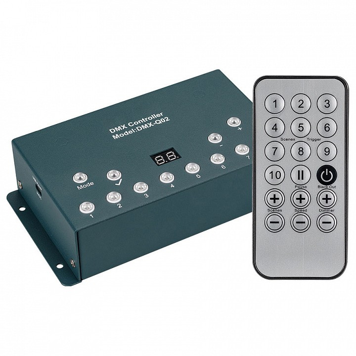 Контроллер с пультом ДУ Arlight DMX-Q02 023739