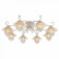 Потолочная люстра Arte Lamp Lanterna A4579PL-8WG