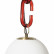 Подвесной светильник Loft it Chain 10128P Red