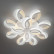 Потолочная люстра Eurosvet Flake 90140/12 белый 168W