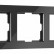 Рамка на 3 поста Werkel Acrylic (черный) W0032708